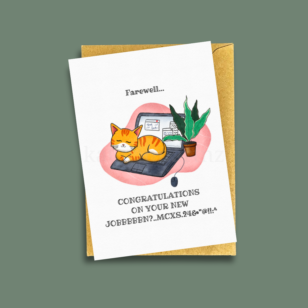 Farewell - Congrats on your new job