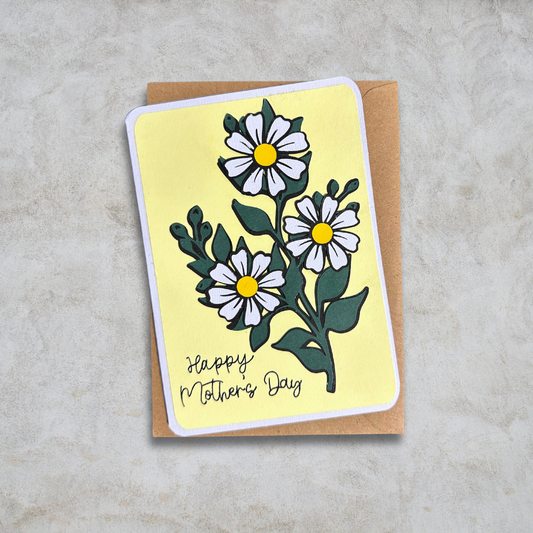 Mother's Day Card | 3D Daisies